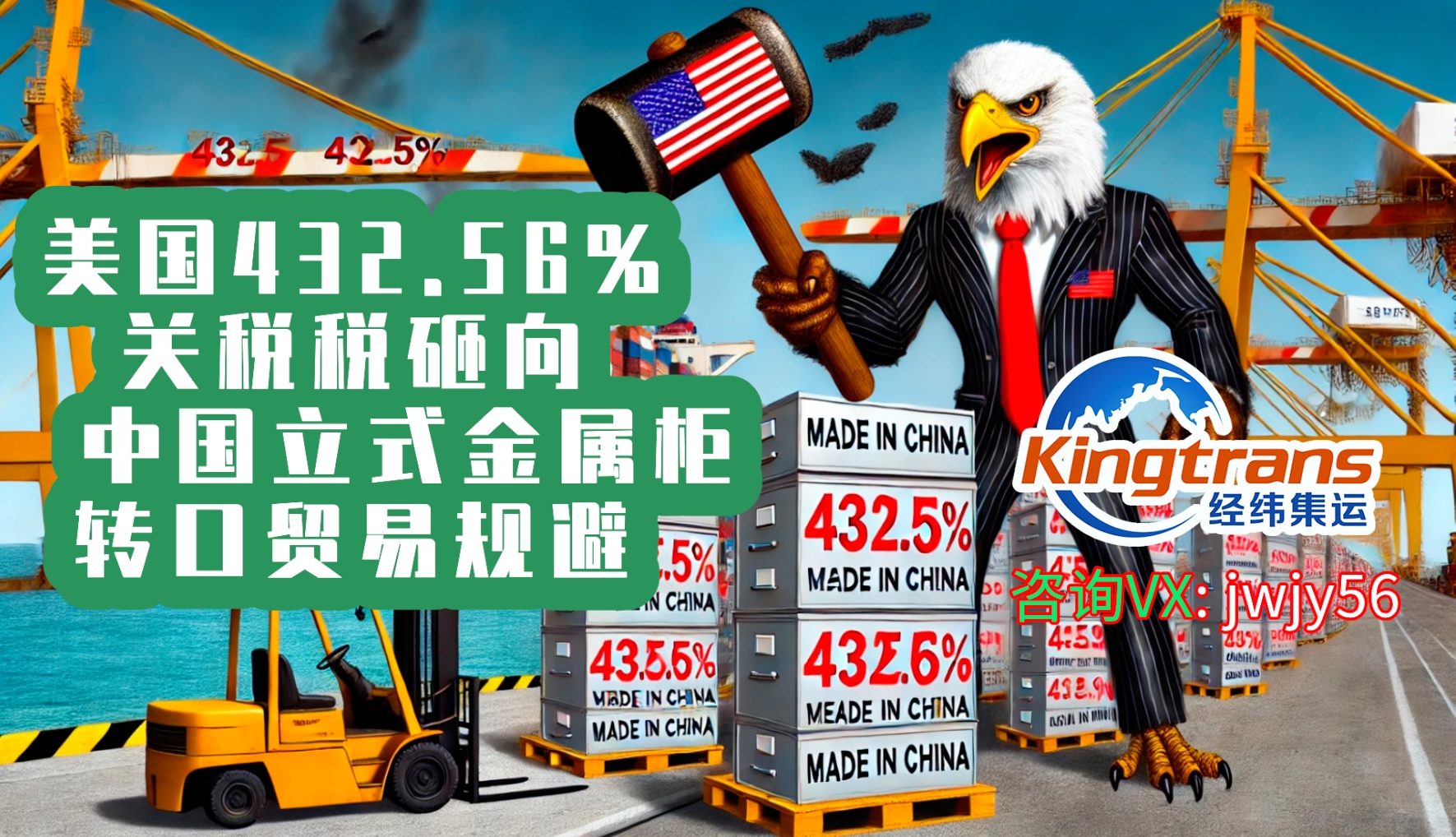 美国关税+反倾销双重封锁！中国金属柜出口企业如何用东南亚转口赢回利润